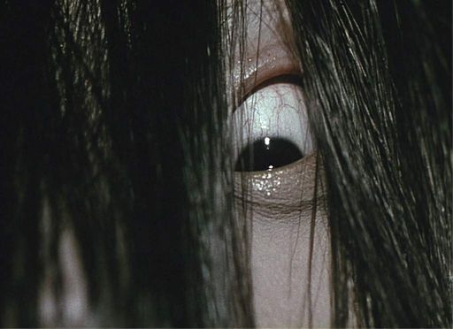 Sadako from Ring gives you the evil eye
