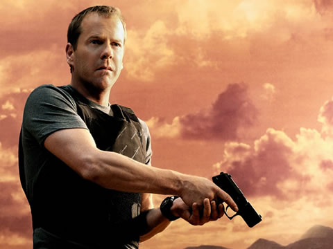 Kiefer Sutherland as Jack Bauer in 24