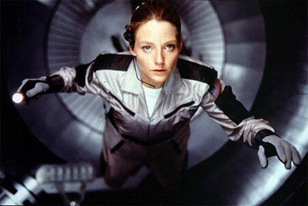 Jodie Foster in Contact. A mess of a film...