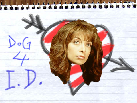 Illeana Douglas. Tony's in love.
