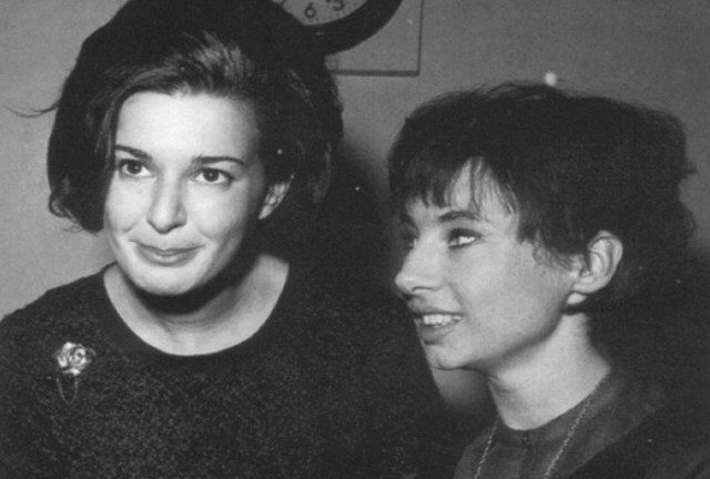 Verity Lambert, with actress Carol Ann Ford (Susan in Doctor Who)