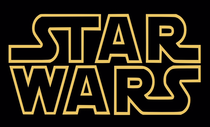 The Star Wars logo.