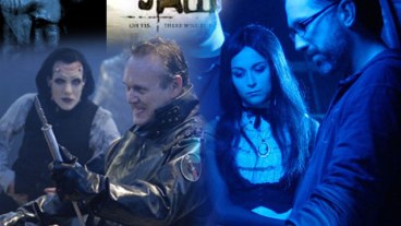 Right - Anthony Head in Darren Lynn Bousman's Repo. Left - the director at work.