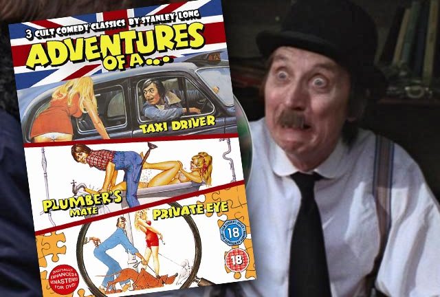 Steven Lewis doing his level best to bring some comedy to Adventures Of A Plumber's Mate