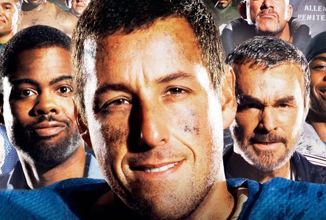 Adam Sandler - shall we throw rotten fruit, garlands or knickers at the man?