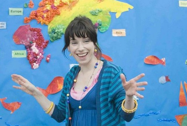 Sally Hawkins as Poppy in Happy-Go-Lucky