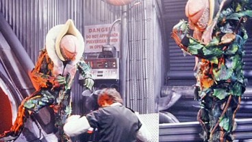 The Vervoids taking out the trash in Terror Of The Vervoids