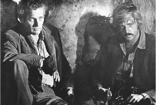 The late Paul Newman, seen here with Robert Redford