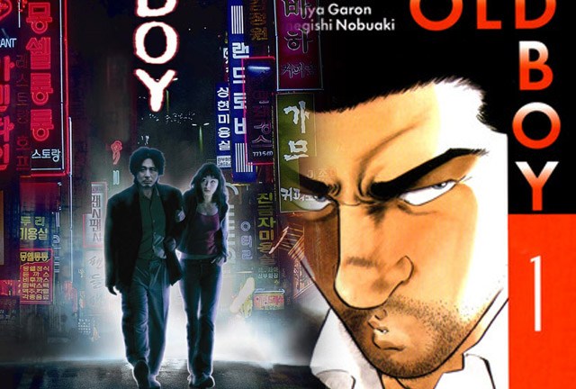 Oldboy - going for the manga roots, not the previous version (left)