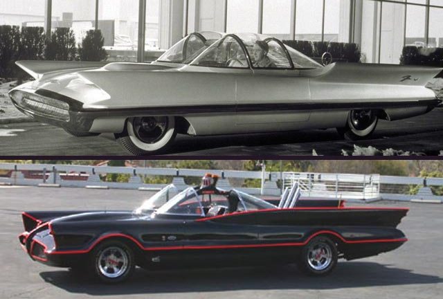 The car from It Started With A Kiss (1955) - and a more familiar auto...