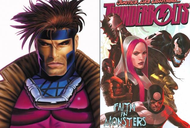 Gambit and Thunderbolts from Marvel Comics