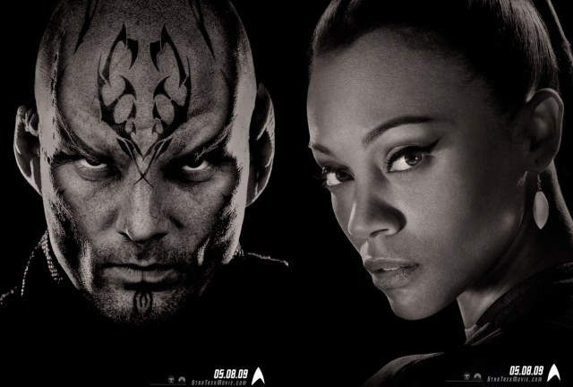 Uhura and Nero posters for 2009's Star Trek