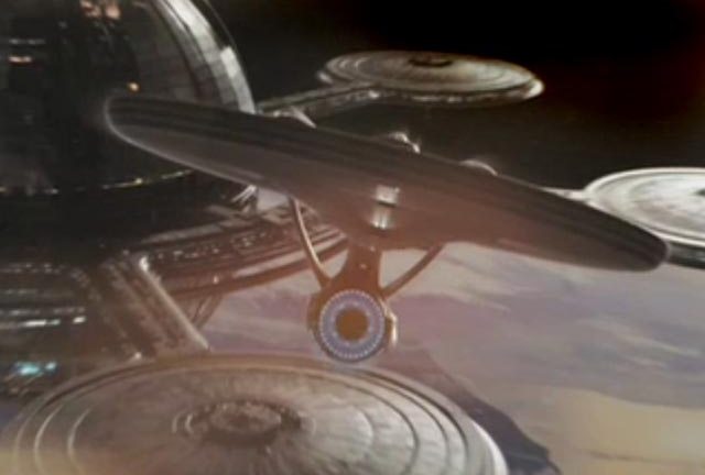 The Enterprise: zooming our way in May 2009...
