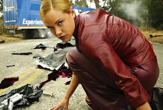 Kristanna Loken as the Terminatrix in Terminator 3: Rise Of The Machines (2003)