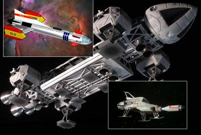 Some of the great spaceships from Gerry Anderson shows