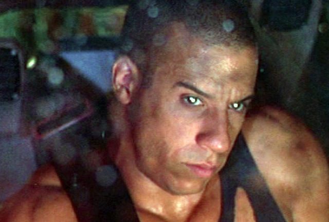 Vin Diesel leaving the weak behind in Pitch Black (2000). That's a bit more bloody like it.