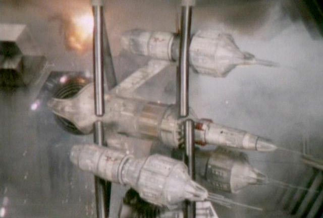 The liberator trying hard to get away from the infantile script of Ultraworld