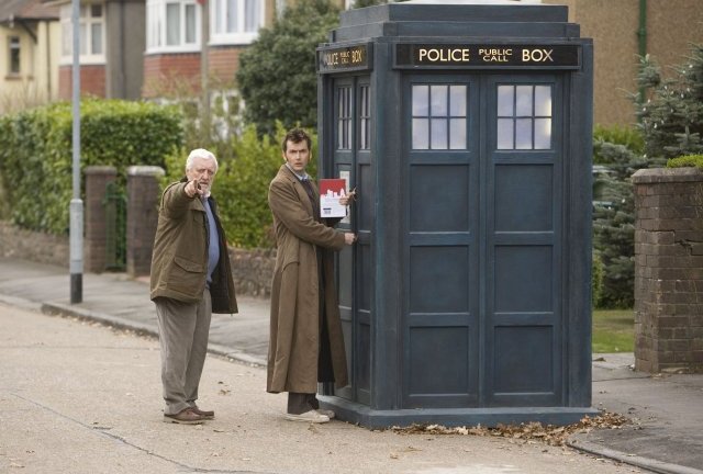 David Tennant and Bernard Cribbins Doctor Who: The End Of Time