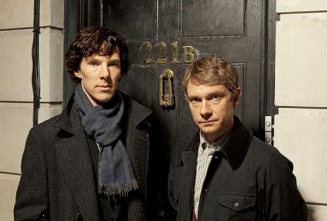 Sherlock and Watson - Benedict Cumberbatch and Martin Freeman