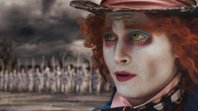 Johnny Depp as The Mad Hatter in Tim Burtonâs Alice In Wonderland