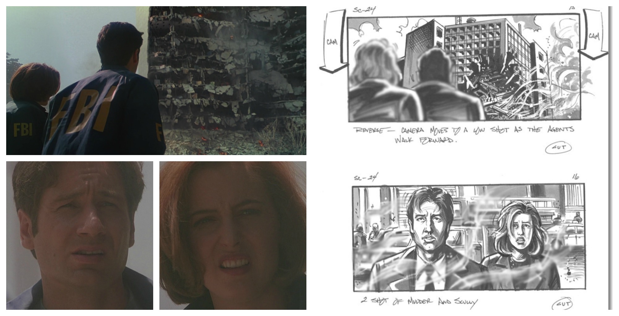 The X-Files: Fight the Future Storyboard