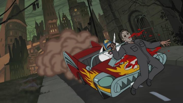 El Superbeasto Vs. Michael Myers on The Haunted World of El Superbeasto (2009)