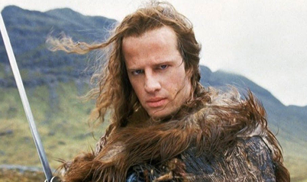 Christopher Lambert in Highlander; Cannon Films
