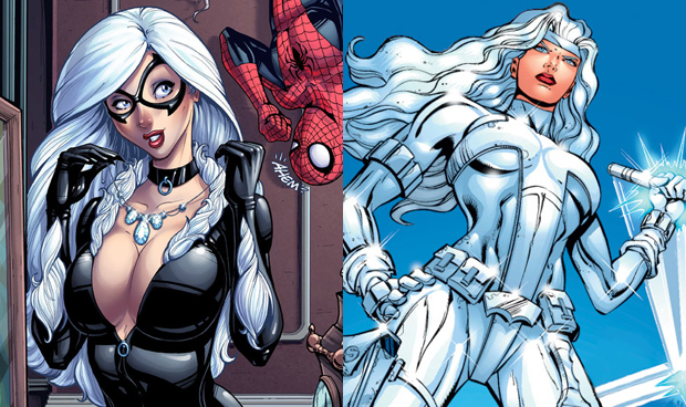 Spider-Man, Black Cat, and Silver Sable