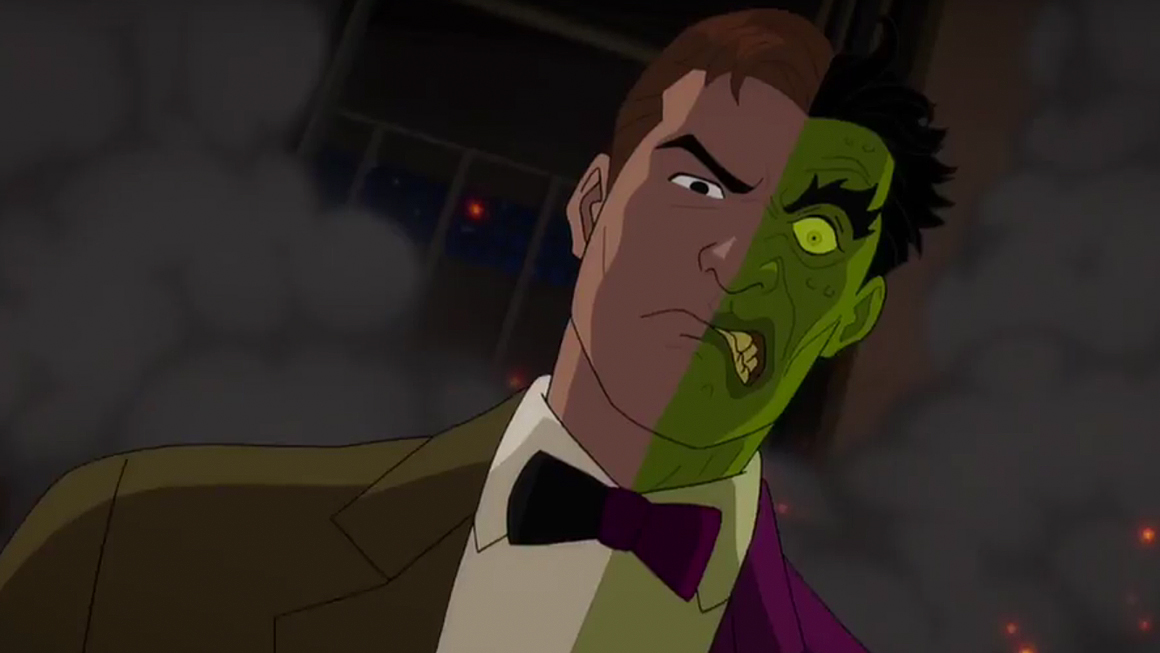 batman vs two face william shatner animated