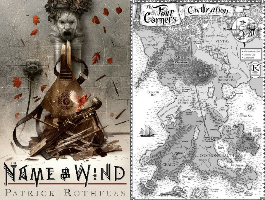 The Name Of The Wind Map The Artists Behind The Name of the Wind's 10th Anniversary Edition 