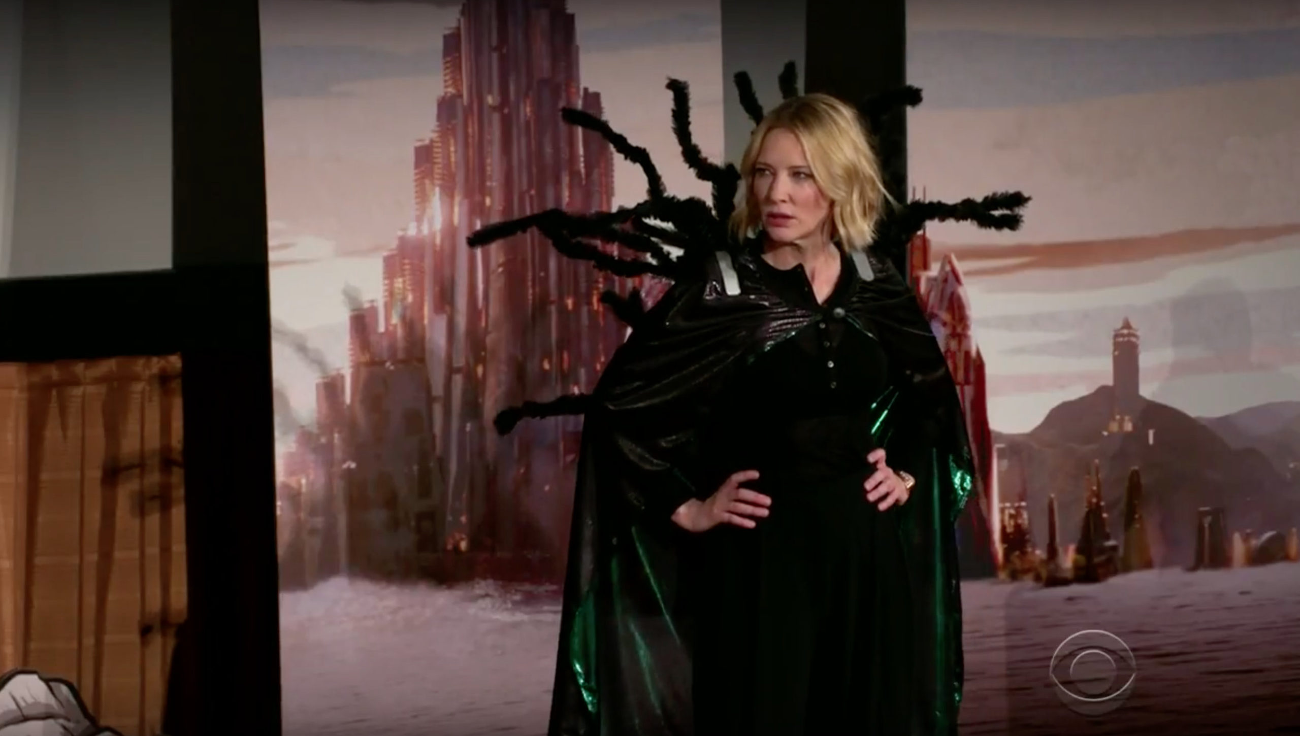 Thor Ragnarok Cast Acts Out Movie Live On James Corden Den Of Geek