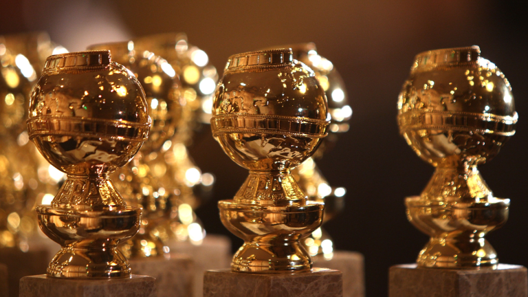 A collection of modern Golden Globes awards