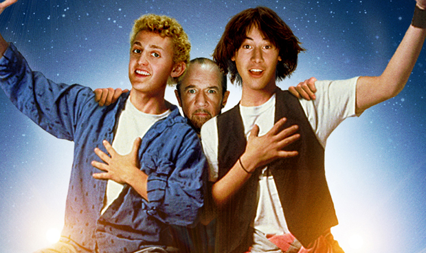 Keanu Reeves and Alex Winter In Bill And Ted's Excellent Adventure