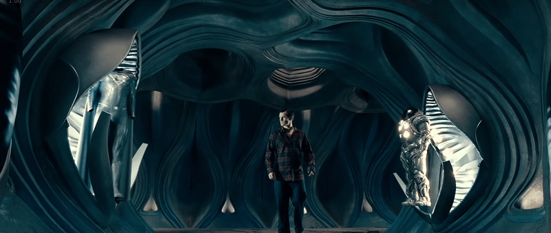 Justice League Deleted Scene Snyder Cut Black Suit Superman