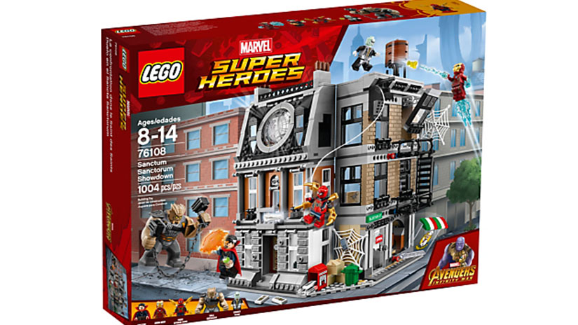 marvel avengers infinity war lego sets