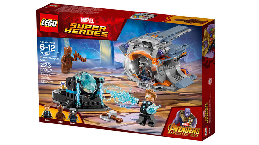 marvel avengers infinity war lego sets