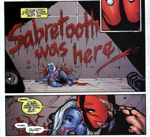 Venessa dying in Marvel Comics