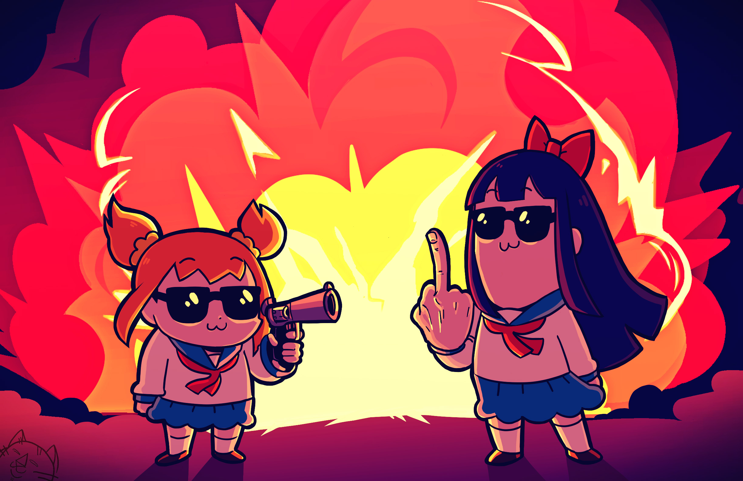 Pop Team Epic by Bkub Okawa