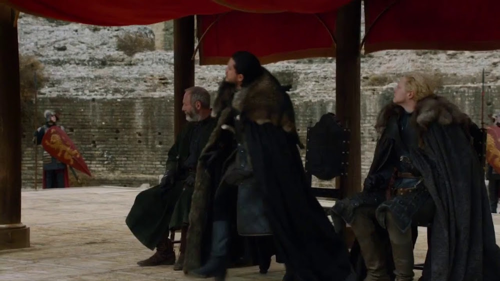 Jon Snow and Ser Davos