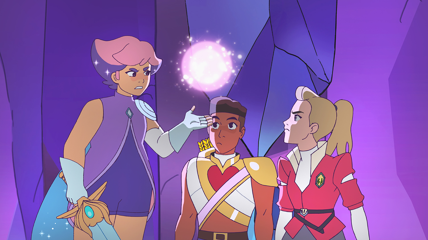 She-Ra Netflix Reboot - Glimmer, Bow, and Adora