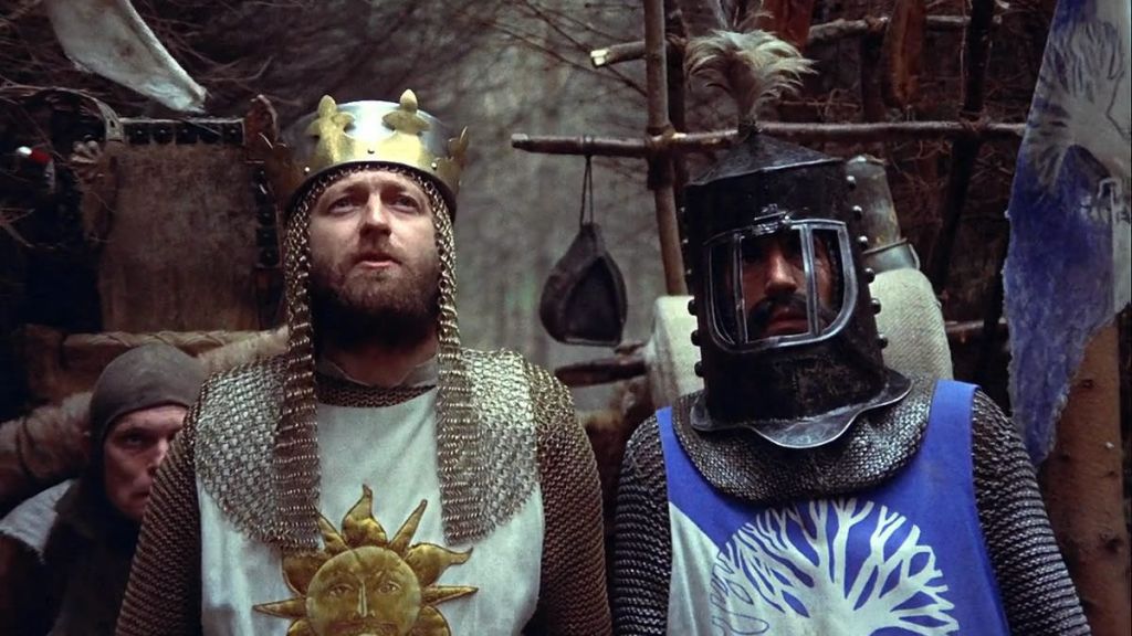 Grahame in Monty Python's Holy Grail
