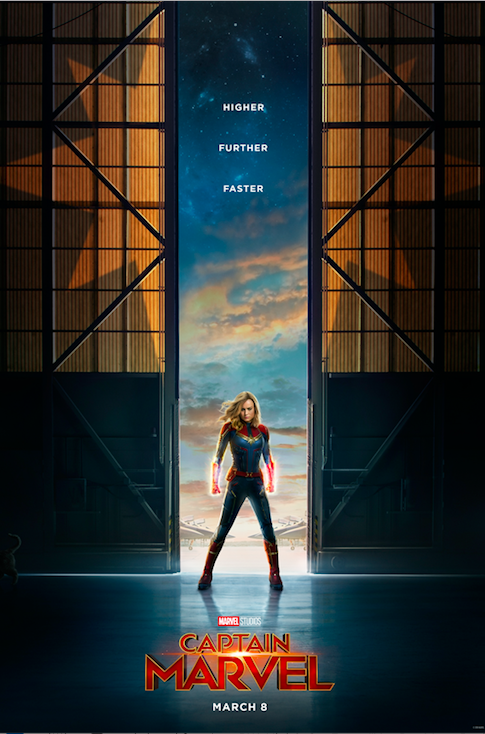 Captain Marvel Release Date Poster