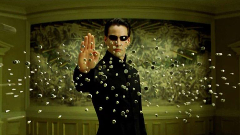 Keanu Reeves in The Matrix Reloaded