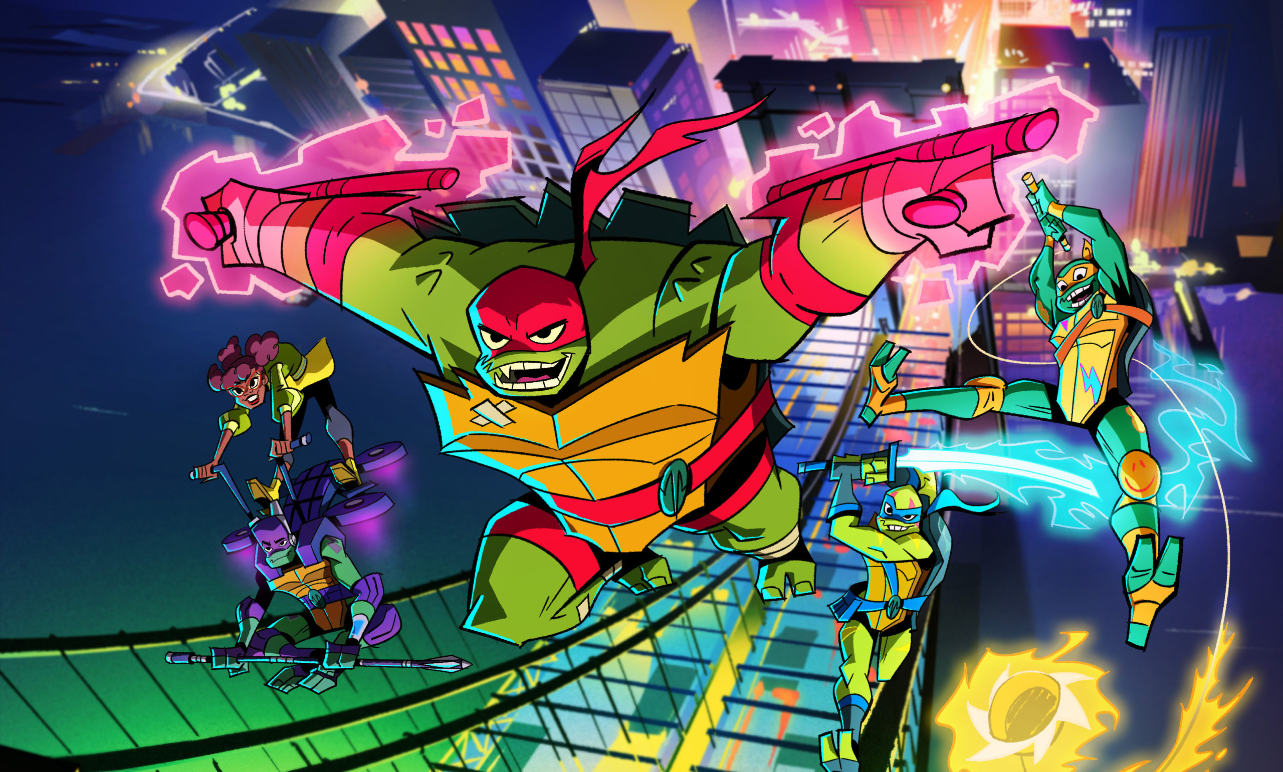 Get A First Look At The New Rise Of The Teenage Mutant Ninja Turtles Character Art Los Angeles Times