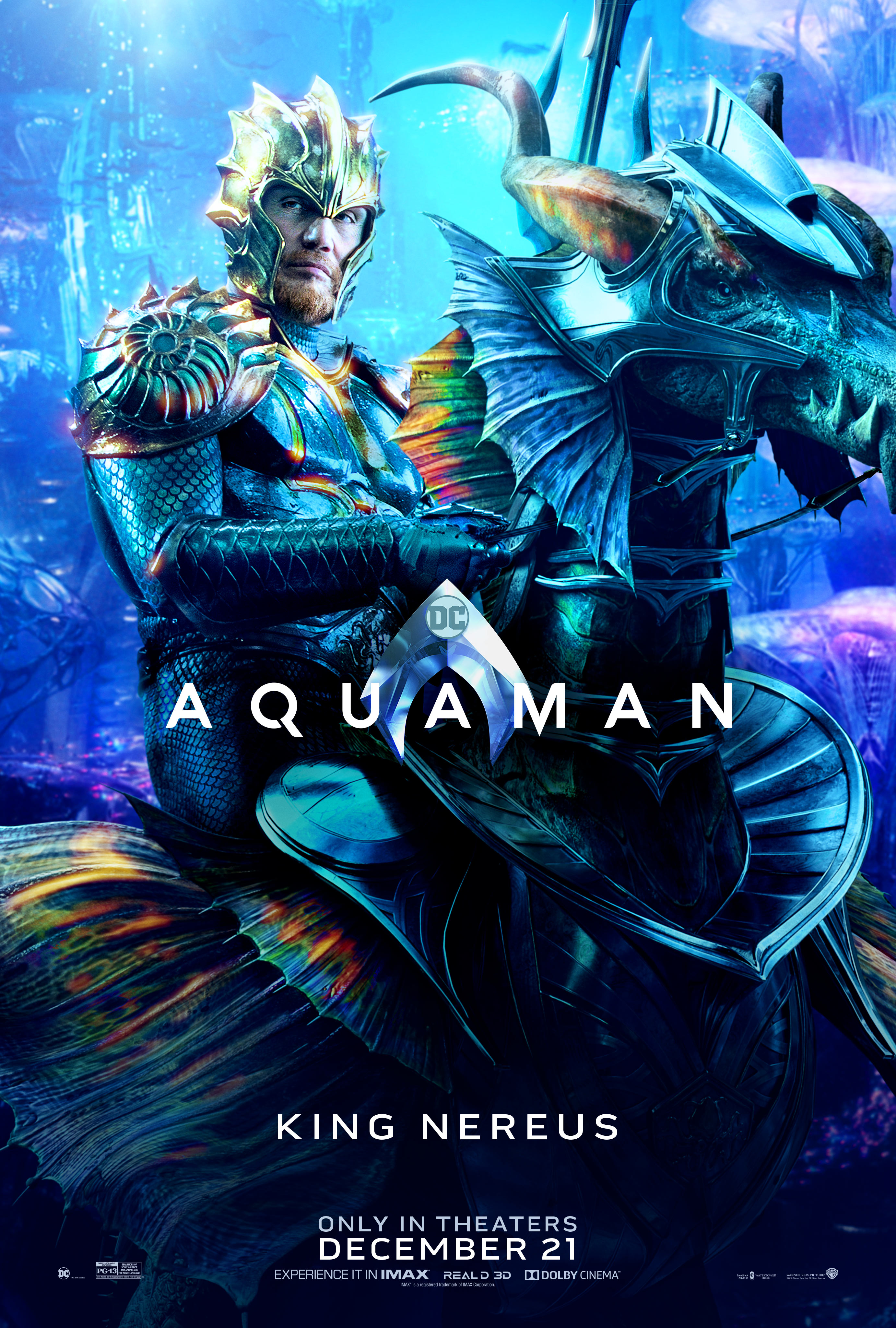 Aquaman (2018) Movie King Nereus Poster