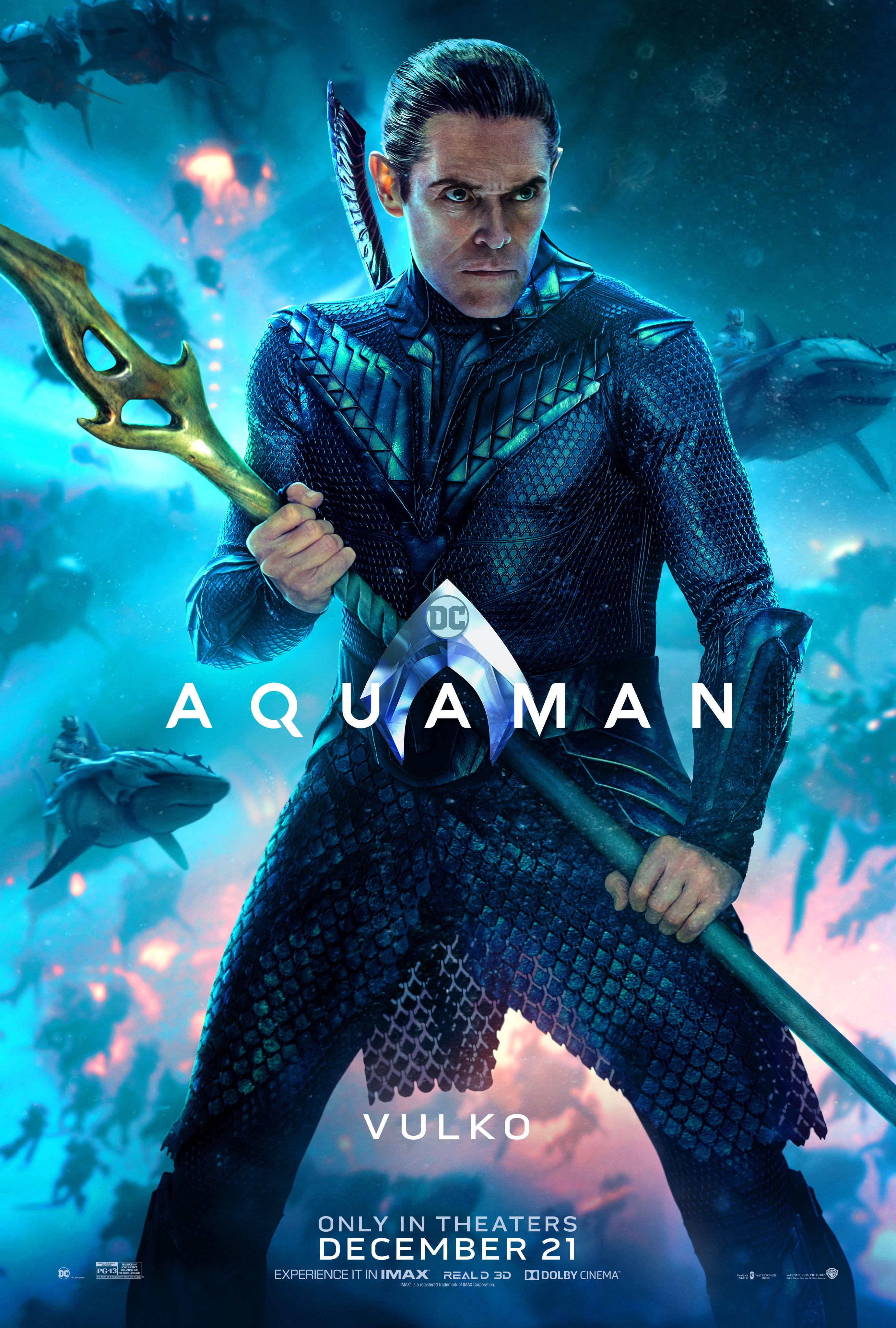 Aquaman (2018) Movie Vulko Poster
