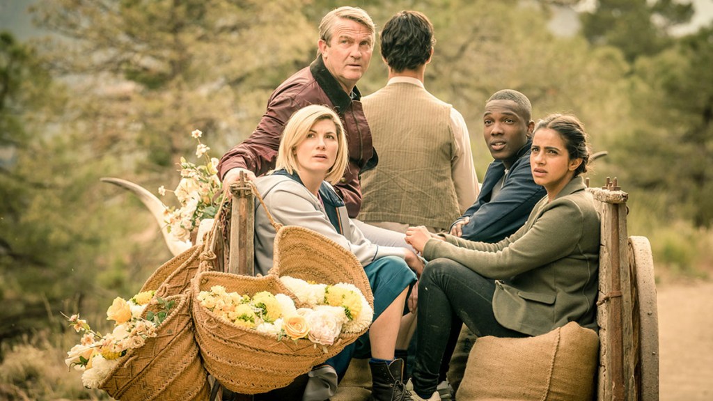 Doctor Who Demons of the Punjab Jodie Whittaker, Bradley Walsh, Mandip Gill, Tosin Cole