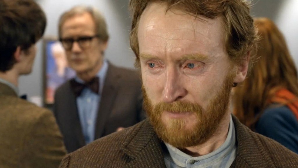 Doctor Who Tony Curran as Vincent Van Gogh, with Matt Smith, Bill Nighy