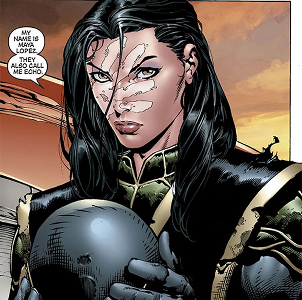 Maya Lopez AKA Echo in Marvel Comics