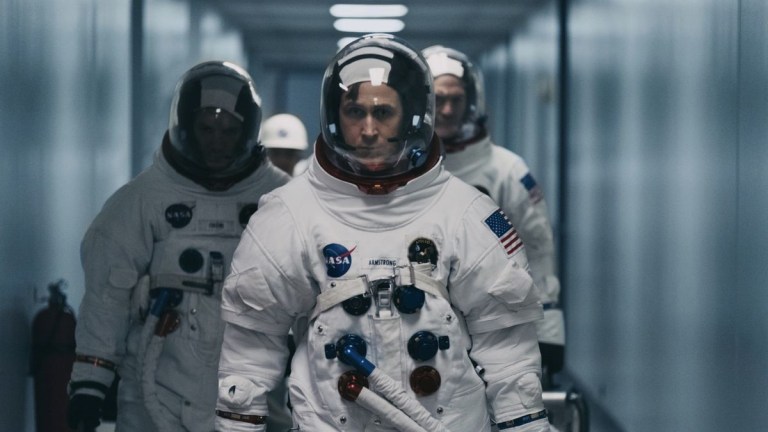 Ryan Gosling as Neil Armstrong in First Man